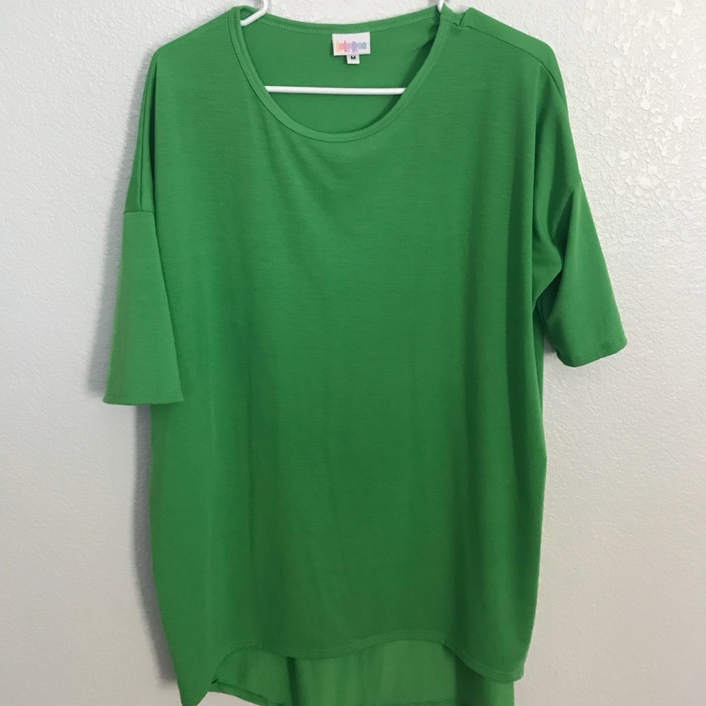 Medium bright green Lularoe Irma